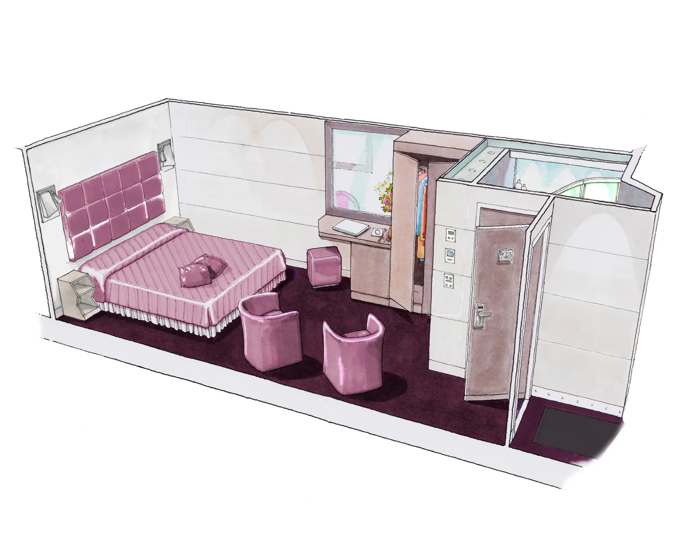 MSC YACHT CLUB INTERIOR SUITE