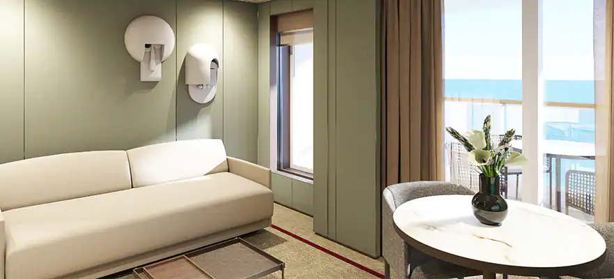 The Haven 2-Bedroom Family Villa with Large Balcony