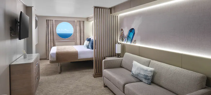 Large Oceanview with Round Window