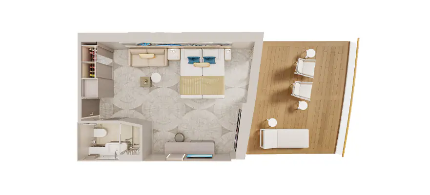 Family Suite with Large Balcony