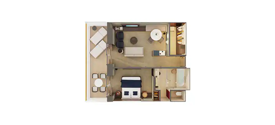 The Haven Owner's Suite with Large Balcony